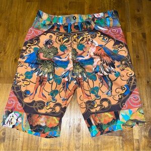Grindhouse Denim Birdman men's slim straight fit long length shorts size 40